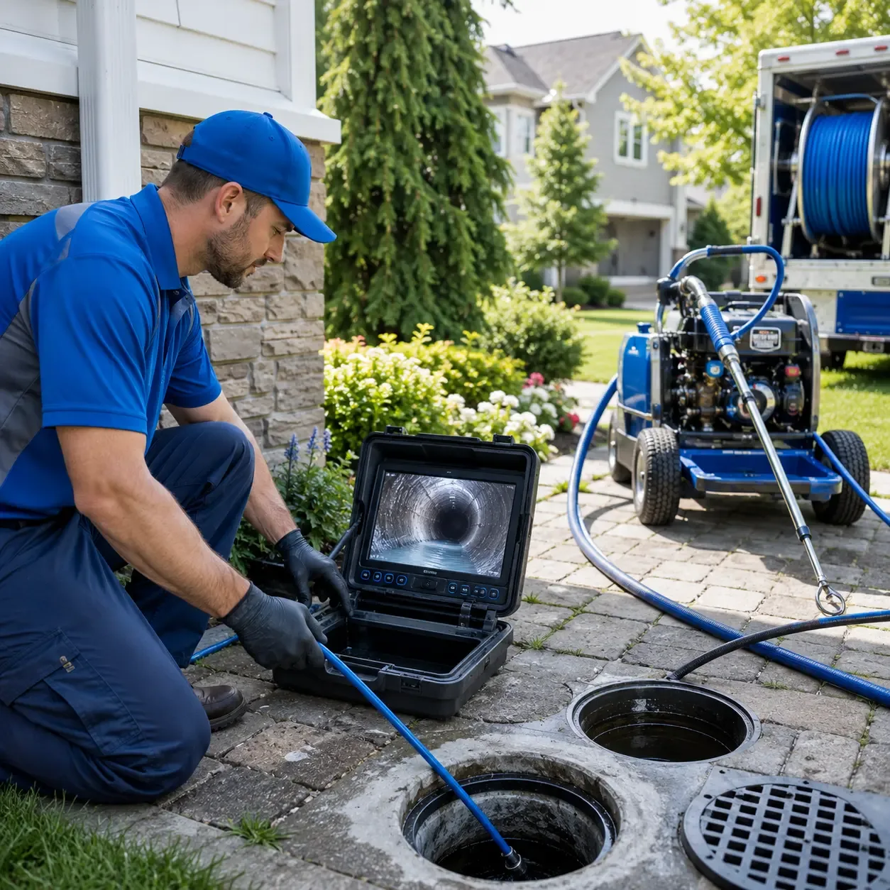 Outdoor drain cleaning professionals serving Erie, KS